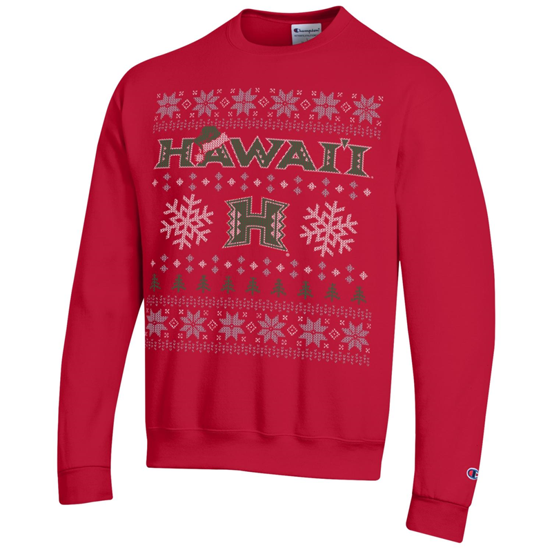 "Ugly" Christmas Champion Brand Crew Sweatshirt (SKU 147826574)