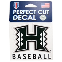 H Sticker Baseball Decal