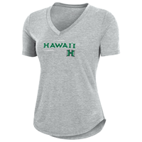 Women's Under Armour Hawai'i H Breezy Vneck Shirt