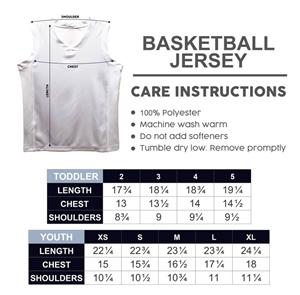 Youth #50 Basketball Jersey