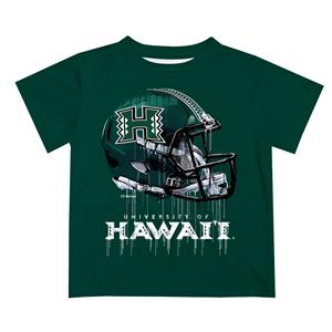 Youth Football Drip Helmet Performance Shirt
