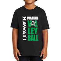 Youth Wahine Volleyball Bold Shirt