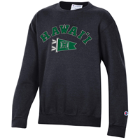 Youth Champion Powerblend Pennant Crewneck Sweatshirt