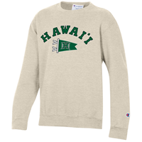 Youth Champion Powerblend Pennant Crewneck Sweatshirt