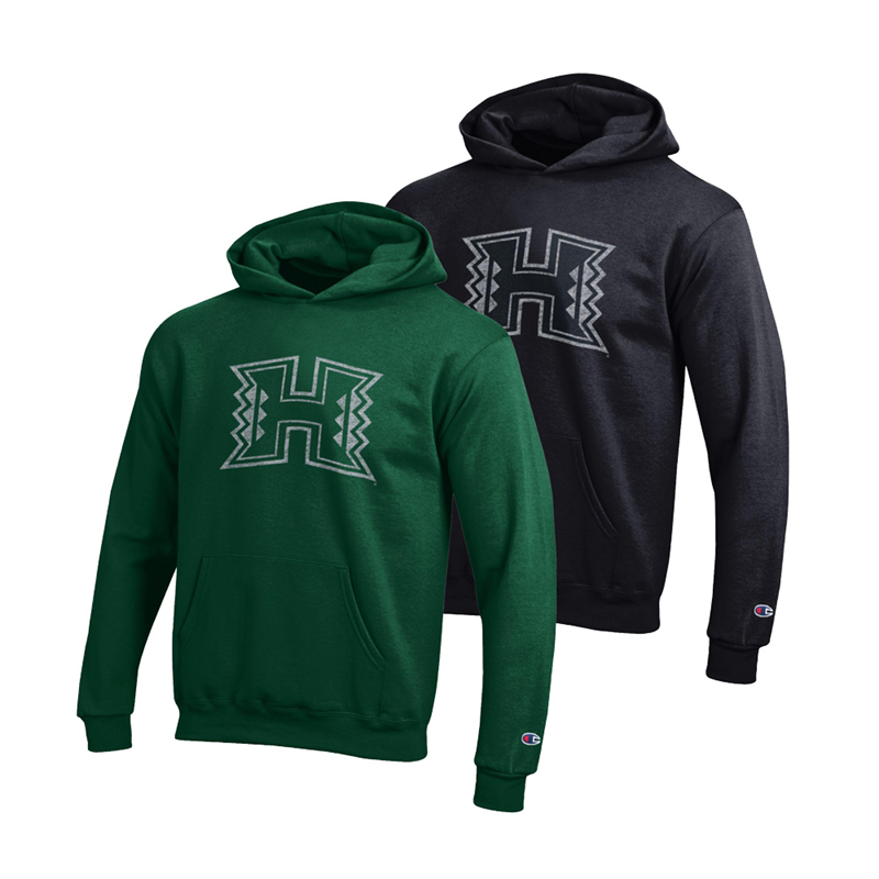 Youth Champion Powerblend Soft Tint Hoodie University of Hawai i Manoa Bookstore