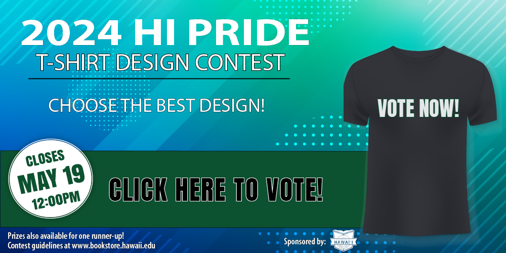 Vote Now for the 2024 Hi-Pride Tshirt Contest!