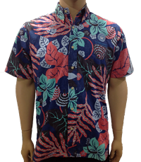 Reyn Spooner Aloha Shirt San Clemente - Maui College Embroidery