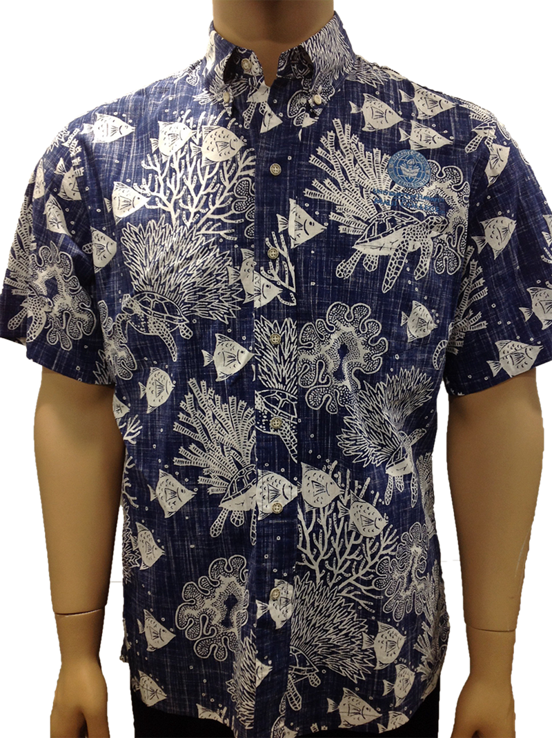 Reyn Spooner Aloha Shirt Scuba Doo - Maui College Embroidery (SKU 11693932235)