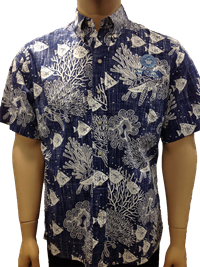 Reyn Spooner Aloha Shirt Scuba Doo - Maui College Embroidery
