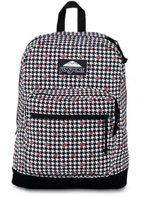 JanSport Disney Right Pack Backpack - SE Minnie White Houndstooth