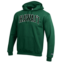 Champion Arch Hawai'i Distressed Hooded Sweatshirt