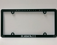 Green PLASTIC H Logo License Plate Frame