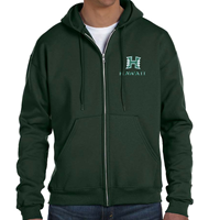Champion Zip-up Hoodie Sweatshirt Hawaii