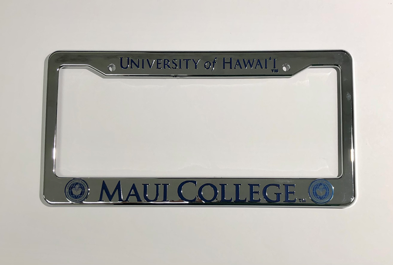 University of Hawaii Maui College License Plate Frame (Plastic) (SKU 12167302226)