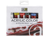 6 Color Acrylic Paint Set