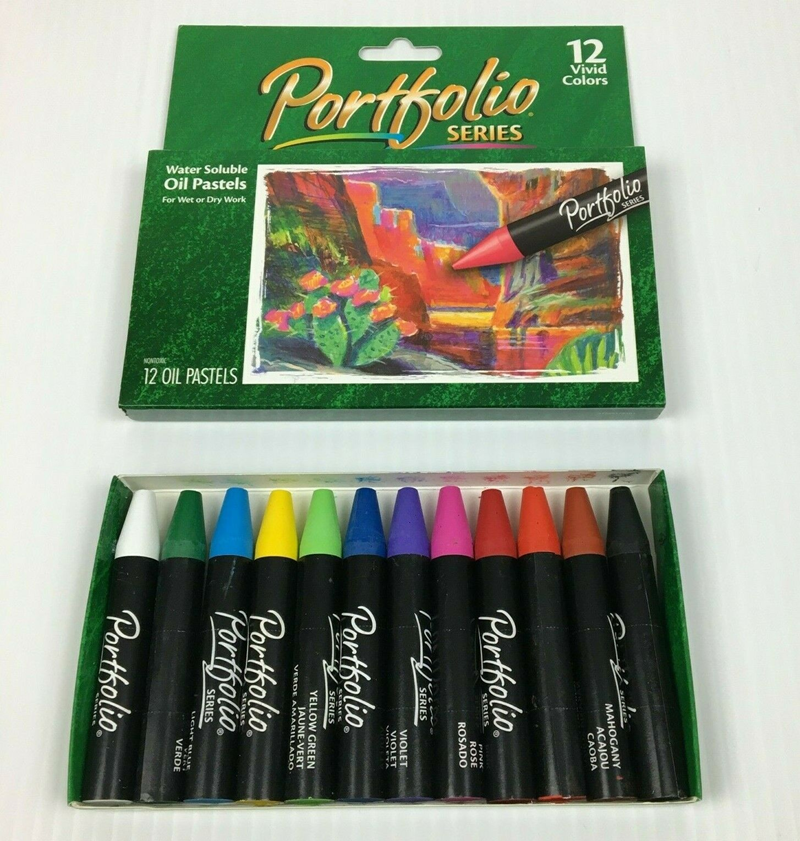 12 Count Water Soluble Oil Pastels