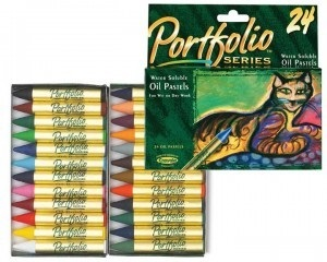24 Count Water Soluble Oil Pastels (SKU 11583370295)