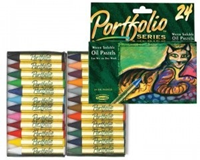 24 Count Water Soluble Oil Pastels