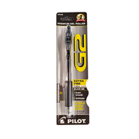 Pilot G2 Retractable Gel Ink Pen .5 Extra Fine Black