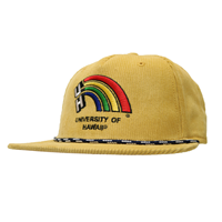 MVSport Corduroy Retro Flatbill Snapback Hat