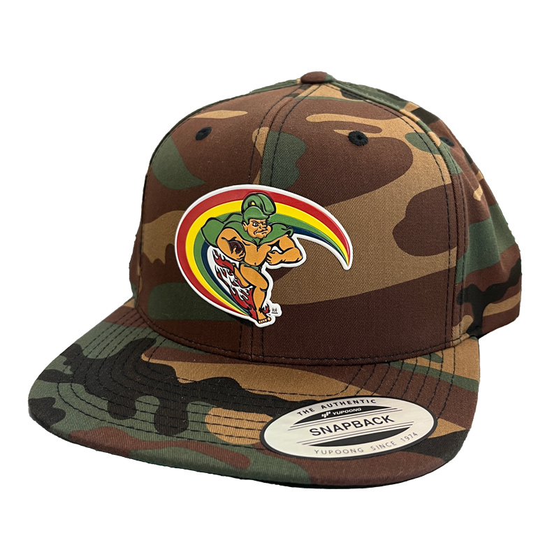 Menehune Camo Snapback Flatbill Hat (SKU 14773631237)