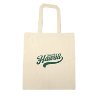 Freedomwear UH Hawaii Script Cotton Tote Bag