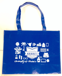 Reusable 2020 UH Bookstore Tote in Blue