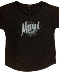 Women's Heathered Dolman Shirt Maui College