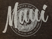 Women's Heathered Dolman Shirt Maui College