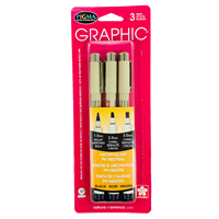 Pen Pigma Micron Black Ink 3pc