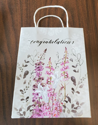 Gift Bag Papaya "Congratulations"