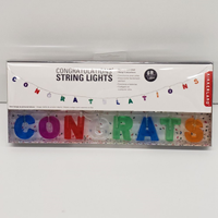 Kikkerland String Lights Congrats