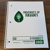 UH 5-Subject Recycled Notebook