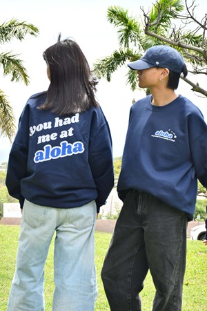 KCC You Had Me At Aloha Crew Navy