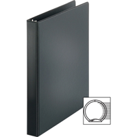 BINDER OVERLAY 1"" BLACK