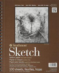 Spiral Bound Sketchbook 9X12