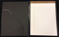PADHOLDER 8.5X11 UHWO BLK